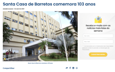 Santa Casa de Barretos comemora 103 anos